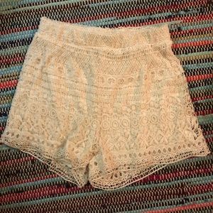 Charlotte Russe Lace Shorts